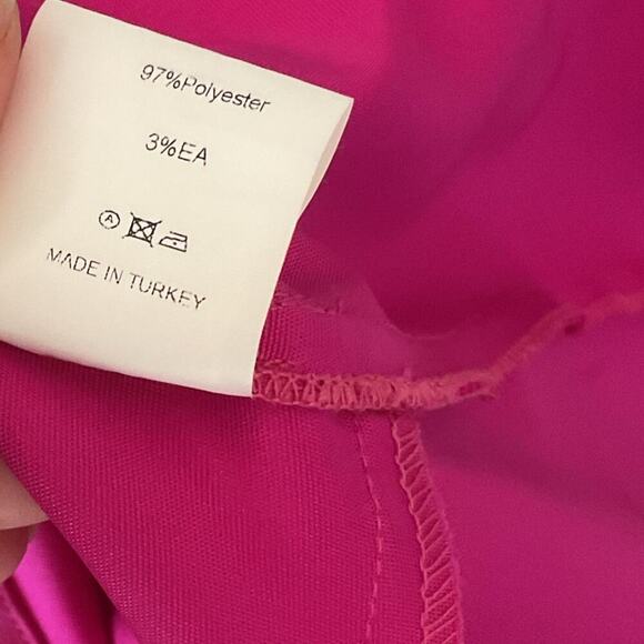 NWT John Paul Ataker New York Pink Fuschia Tunic Top Size 4 - Picture 9 of 13